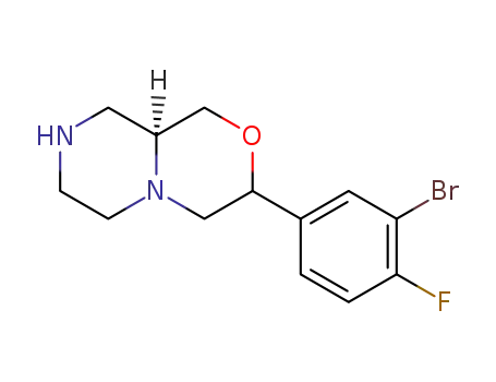 (9aS)-3-(3-bromo-4-fluorophenyl)-1,3,4,6,7,8,9,9a-octahydropyrazino[2,1-c][1,4]oxazine