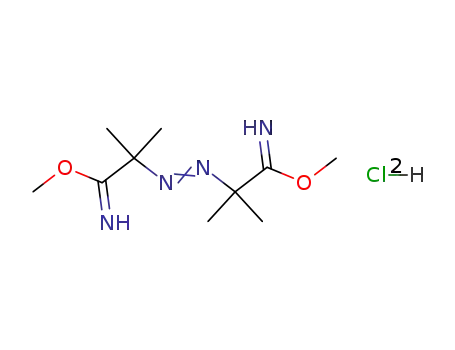 dimethyl 2,2'-(diazene-1,2-diyl)bis(2-methylpropanimidate) dihydrochloride