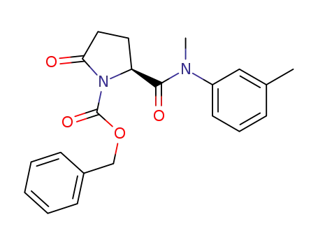 benzyl (2S)-2-[methyl(m-tolyl)carbamoyl]-5-oxopyrrolidine-1-carboxylate