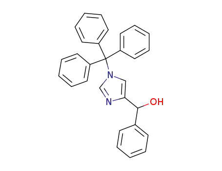 Molecular Structure of 135773-27-2 (1H-Imidazole-4-methanol, a-phenyl-1-(triphenylmethyl)-)