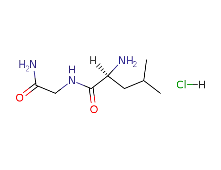 Glycinamide, L-leucyl-,monohydrochloride (9CI)