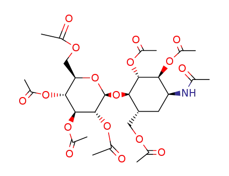 β-D-Glucopyranosylvalidamin-octaacetat