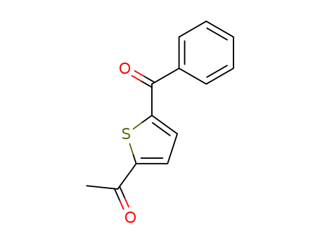 Molecular Structure of 5912-44-7 (Ethanone, 1-(5-benzoyl-2-thienyl)-)