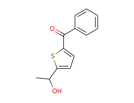 2-Benzoyl-5-(1-hydroxyethyl)thiophene