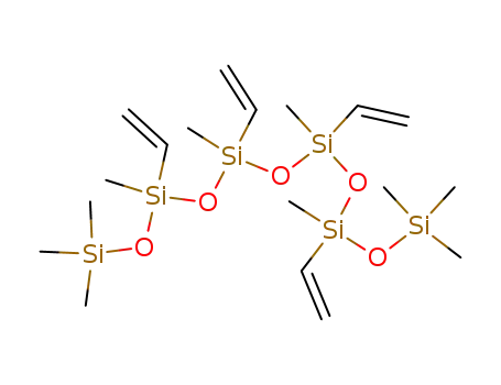 Molecular Structure of 34372-23-1 (Hexasiloxane, 3,5,7,9-tetraethenyl-1,1,1,3,5,7,9,11,11,11-decamethyl-)