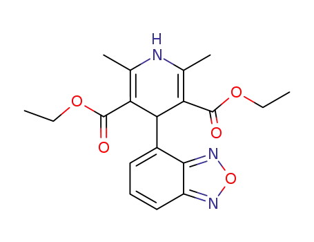 3,5-Pyridinedicarboxylicacid, 4-(2,1,3-benzoxadiazol-4-yl)-1,4-dihydro-2,6-dimethyl-, 3,5-diethyl ester