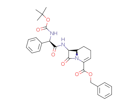 (6R,7S)-7-((R)-2-tert-Butoxycarbonylamino-2-phenyl-acetylamino)-8-oxo-1-aza-bicyclo[4.2.0]oct-2-ene-2-carboxylic acid benzyl ester