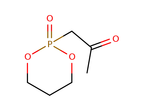 Molecular Structure of 115579-08-3 (2-Propanone, 1-(1,3,2-dioxaphosphorinan-2-yl)-, P-oxide)