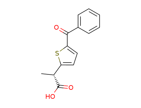 2-THIOPHENEACETIC ACID 5-BENZOYL-A-METHYL-,(AS)-