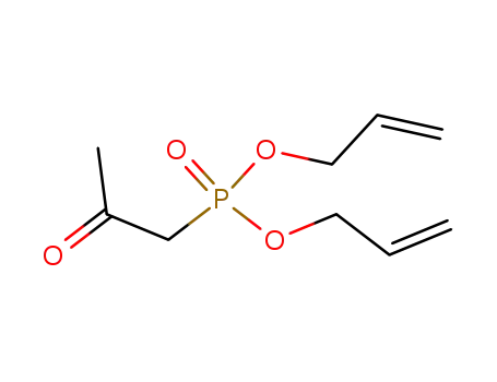 Molecular Structure of 112057-34-8 (Phosphonic acid, (2-oxopropyl)-, di-2-propenyl ester)