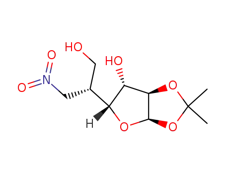 (3aR,5R,6S,6aR)-5-((R)-1-Hydroxymethyl-2-nitro-ethyl)-2,2-dimethyl-tetrahydro-furo[2,3-d][1,3]dioxol-6-ol