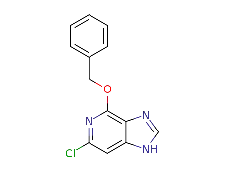 Molecular Structure of 52559-19-0 (1H-Imidazo[4,5-c]pyridine, 6-chloro-4-(phenylmethoxy)-)