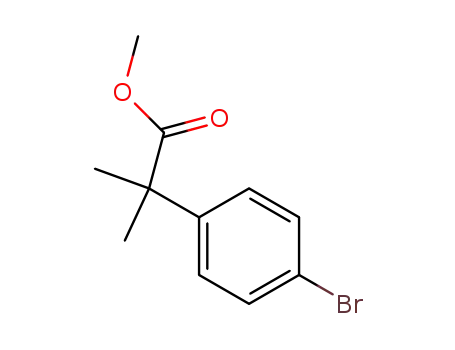 2-Methyl-2-(p-bromophenyl)propionic acid methyl ester
