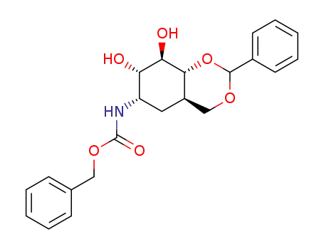 (1R)-(1,3,4/2,6)-1,7-O-benzylidene-4-<(benzyloxycarbonyl)amino>-6-C-(hydroxymethyl)-1,2,3-cyclohexanetriol