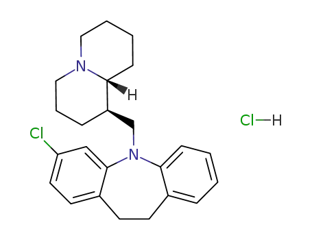 3-Chloro-5-[(1R,9aR)-1-(octahydro-quinolizin-1-yl)methyl]-10,11-dihydro-5H-dibenzo[b,f]azepine; hydrochloride