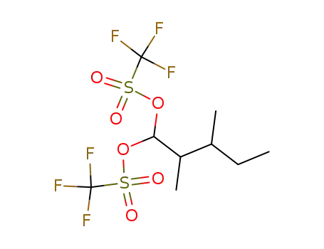 Trifluoro-methanesulfonic acid 2,3-dimethyl-1-trifluoromethanesulfonyloxy-pentyl ester