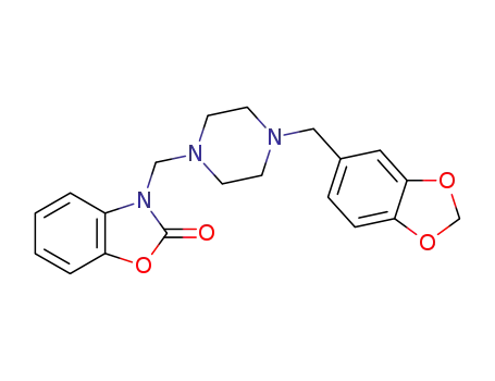 3-(4-Benzo[1,3]dioxol-5-ylmethyl-piperazin-1-ylmethyl)-3H-benzooxazol-2-one
