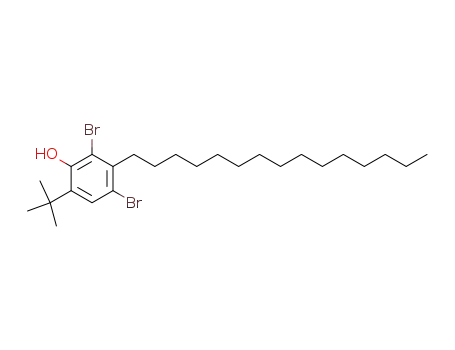 2,4-dibromo-6-tert-butyl-3-n-pentadecylphenol