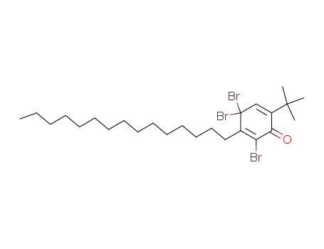 2,4,4-tribromo-6-tert-butyl-3-n-pentadecylphenol