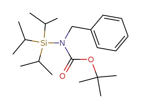 N-(triisopropylsilyl)-N-(tert-butyloxycarbonyl)benzylamine