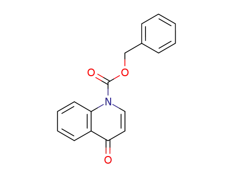 Molecular Structure of 172538-83-9 (1(4H)-Quinolinecarboxylic acid, 4-oxo-, phenylmethyl ester)