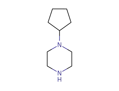 Molecular Structure of 21043-40-3 (1-Cyclopentylpiperazine)