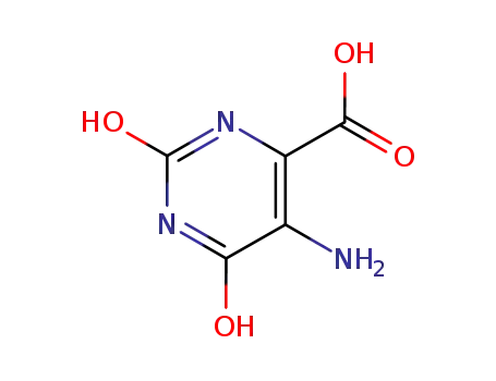 Molecular Structure of 7164-43-4 (5-Aminoorotic acid)