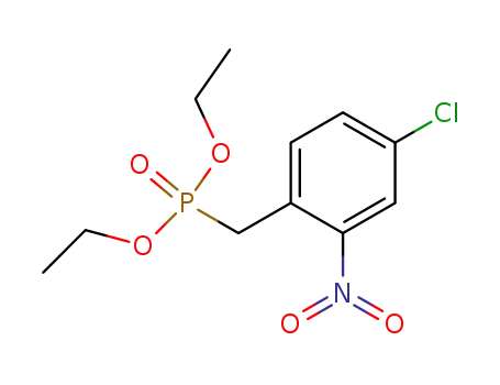 4-chloro-2-nitrobenzylphosphonic acid diethyl ester