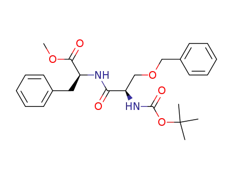 Molecular Structure of 192723-29-8 (L-Phenylalanine,
N-[(1,1-dimethylethoxy)carbonyl]-O-(phenylmethyl)-D-seryl-, methyl ester)