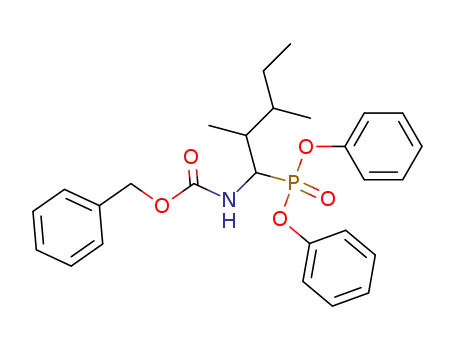 (1-benzyloxycarbonylamino-2,3-dimethyl-pentyl)-phosphonic acid diphenyl ester