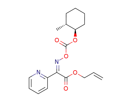 allyl α-syn-[(trans-2-methylcyclohexyloxy)carbonyl]oximino-α-(2-pyridyl)acetate