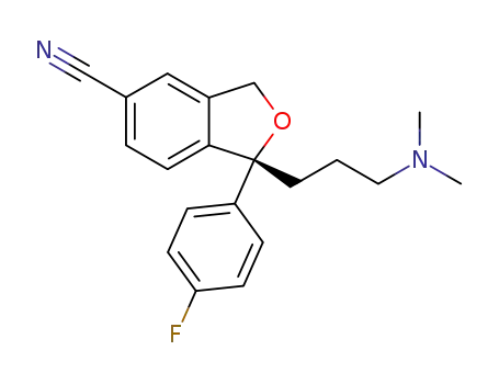 (S)-1-[3-(dimethylamino)propyl]-1-(4-flouorphenyl)-1,3-dihydro-5-isobenzofuran carbonitrile