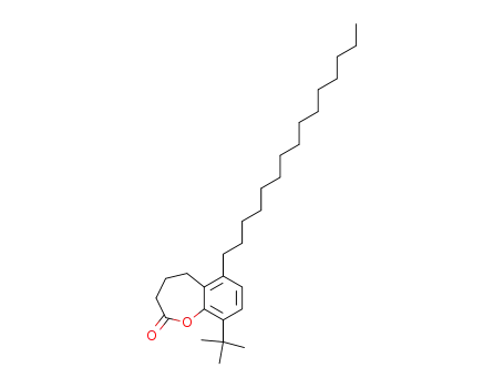 9-tert-butyl-6-n-pentadecyl-4,5-dihydro-3H-benzo[b]oxepin-2-one