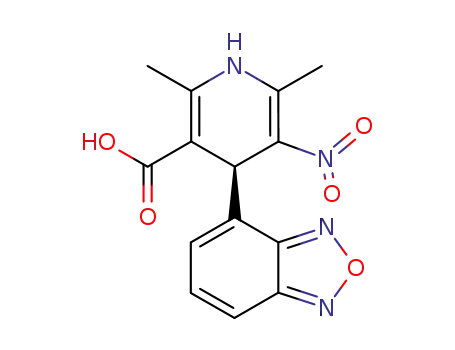 (+)-(S)-1,4-dihydro-2,6-dimethyl-3-nitro-4-(2,1,3-benzoxadiazol-4-yl)pyridine-5-carboxylic acid