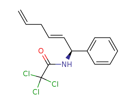 2,2,2-trichloro-N-[(1S,2E)-1-phenylhexa-1,5-dienyl]acetamide