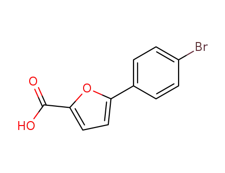 Molecular Structure of 52938-96-2 (5-(4-BROMOPHENYL)-2-FUROIC ACID  98)