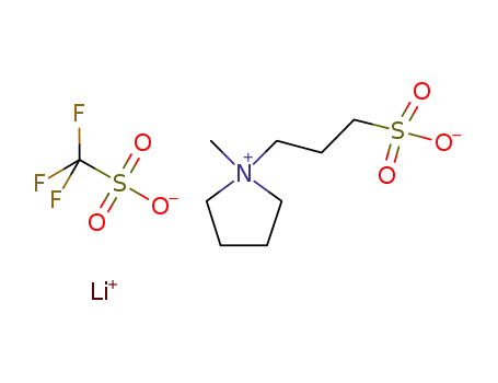 triflate lithium 1-methylpyrrolidinium-1-propanesulfonate