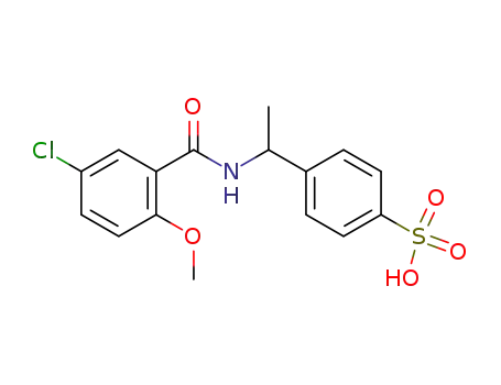 p-(5-chloro-2-methoxybenzamidoethyl)-benzenesulfonic acid