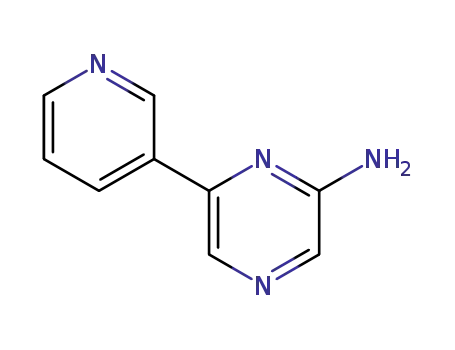 Molecular Structure of 925677-98-1 (2-Pyrazinamine, 6-(3-pyridinyl)-)