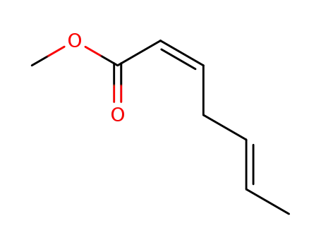 Molecular Structure of 40415-88-1 (2,5-Heptadienoic acid, methyl ester, (Z,E)-)