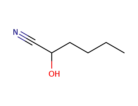 Molecular Structure of 64350-07-8 (2-hydroxyhexanenitrile)