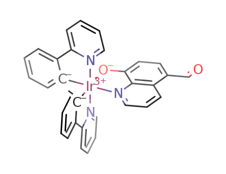 [κ2(N,O)-5-formyl-8-quinolinato]bis[κ2(C2,N)-2-phenylpyridine]ridium(III)