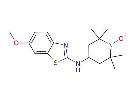 4-(6'-methoxy-benzo[d]thiazol-2'-amino)-1-oxyl-2,2,6,6-tetramethyl-piperidine