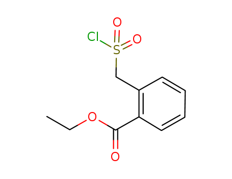 Benzoic acid, 2-[(chlorosulfonyl)methyl]-, ethyl ester