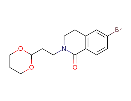 2-(2-(1,3-dioxan-2-yl)ethyl)-6-bromo-3,4-dihydroisoquinolin-1(2H)-one
