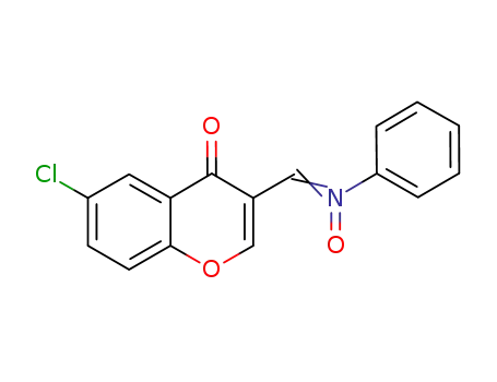 4H-1-Benzopyran-4-one, 6-chloro-3-[(oxidophenylimino)methyl]-