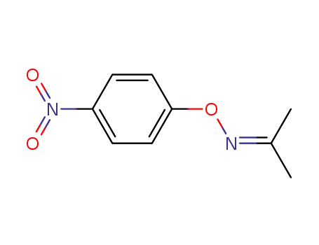 Molecular Structure of 13680-03-0 (2-Propanone, O-(4-nitrophenyl)oxime)