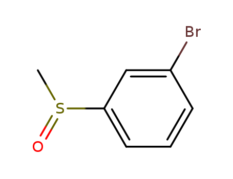 Molecular Structure of 29959-92-0 (Benzene, 1-bromo-3-(methylsulfinyl)-)