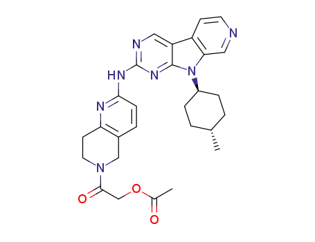 2-(2-((9-((1r,4r)-4-methylcyclohexyl)-9H-pyrido[4′,3′:4,5]pyrrolo[2,3-d]pyrimidin-2-yl)amino)-7,8-dihydro-1,6-naphthyridin-6(5H)-yl)-2-oxoethyl acetate