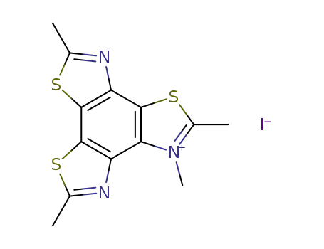 2,3,5,8-tetramethylbisthiazolo[4,5-e:5',4'-g]-1,3-benzothiazolium iodide